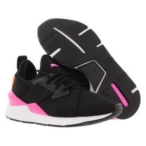 PUMA muse chase knockout black and pink